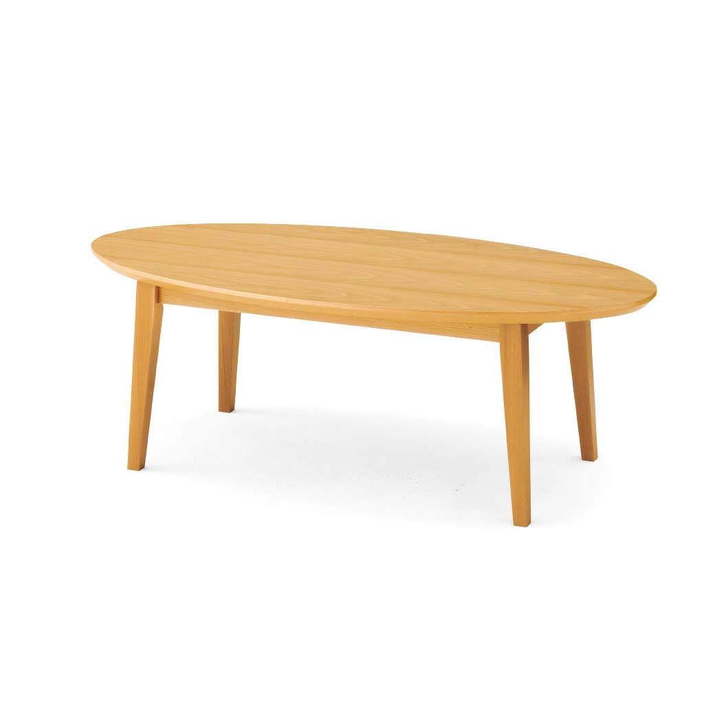 ローテーブル（ナチュラル・楕円型）